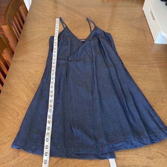 G Star Raw Dark Denim Mini Wrap Dress Size XS - Picture 9 of 11